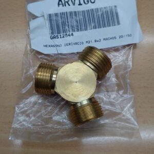 HEXAGONO DERIVACION M21 8*2 MACHOS 20/150